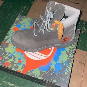 6inch premium boot hip hop graphic